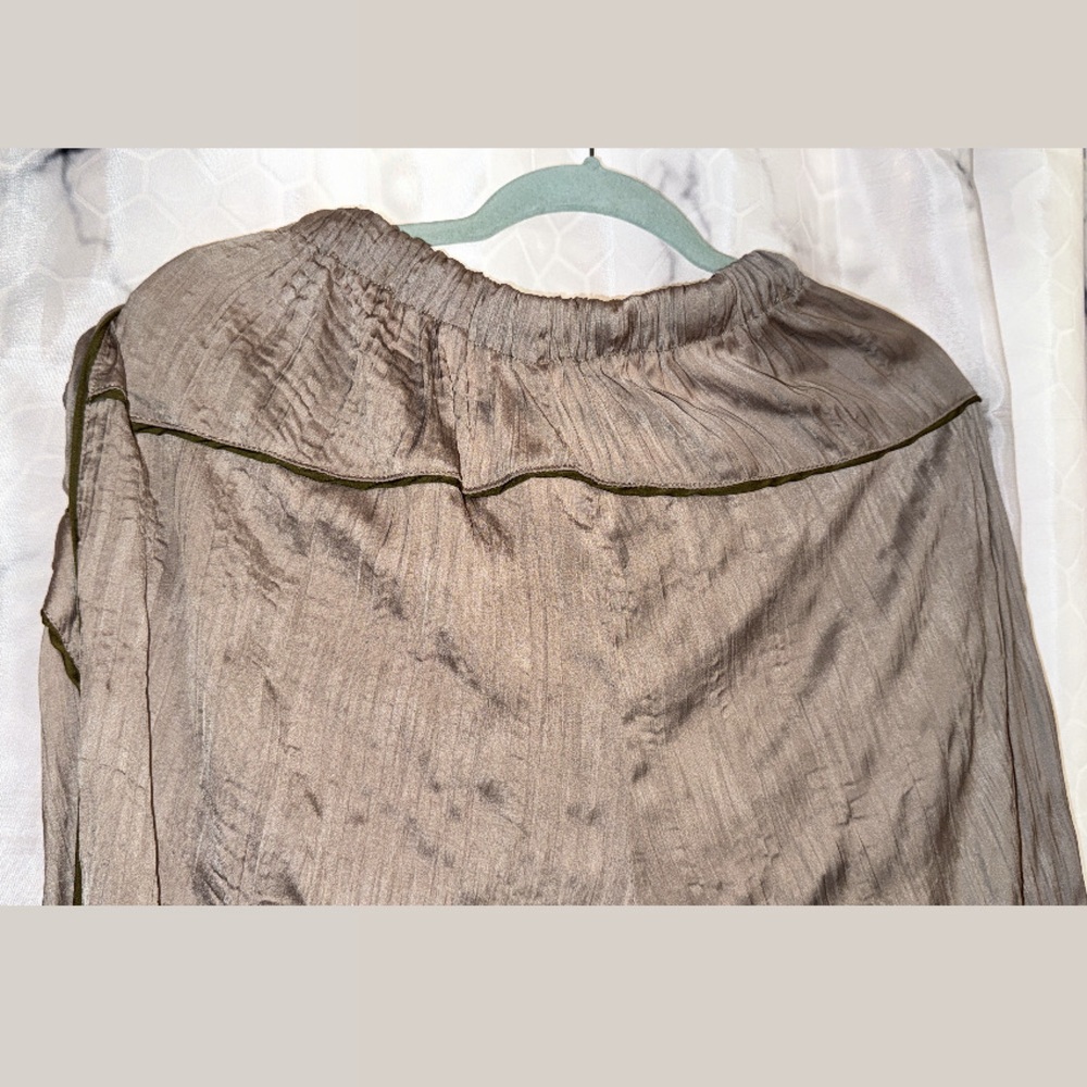 Brown Drawstring Pants - Picture 7 of 7